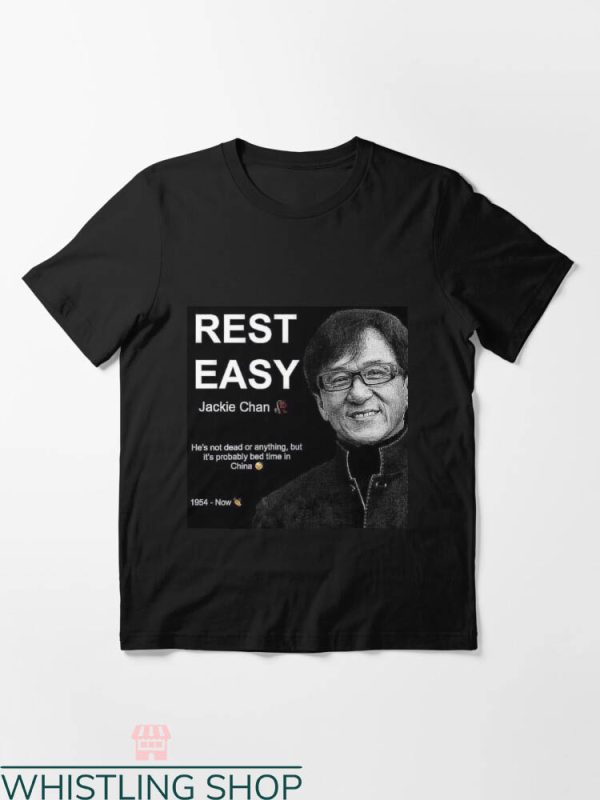 Rest Easy T-shirt Rest Easy Jackie Chan T-shirt