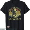 Rhinestone Cowboy T-Shirt Cowboy Hat Boots T-Shirt Trending