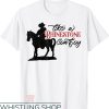Rhinestone Cowboy T-Shirt Cowboy Riding Horse Rhinestone Tee
