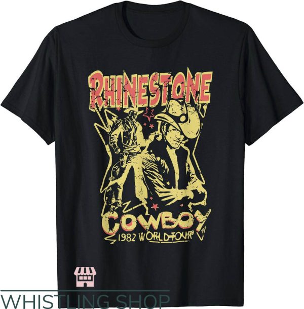 Rhinestone Cowboy T-Shirt Cowboy Vintage Western Trending