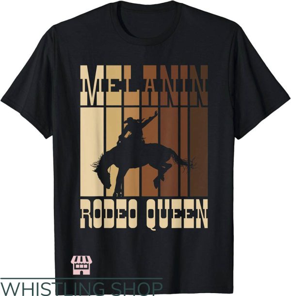 Rodeo Queen T-Shirt African American Cowgirl Shirt Trending