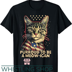 Rootin Tootin Cat T Shirt American Cat