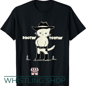 Rootin Tootin Cat T Shirt Cat Funny