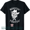Rootin Tootin Cat T Shirt Cowboy