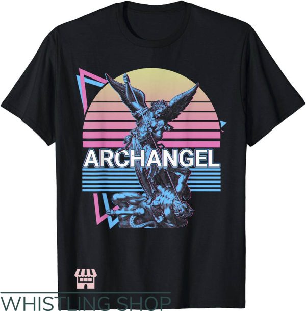 Saint Michael T-Shirt Archangel Michael Saint Shirt Trending