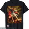 Saint Michael T-Shirt Christian Warrior T-Shirt Trending
