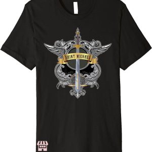 Saint Michael T-Shirt Sword Of Saint Michael Trending
