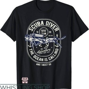 Scuba Diver T-Shirt Vintage Retro Diver T-Shirt Trending