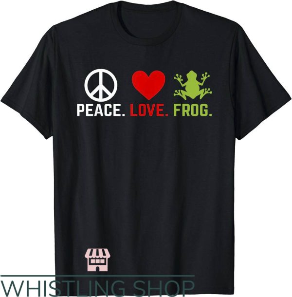 Senor Frogs T-Shirt Peace Love Frog Shirt