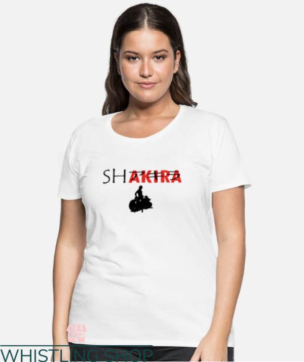 Shakira Akira T-shirt Shotaro Kaneda Bike Japanese Anime