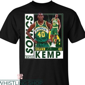 Shawn Kemp T-shirt The Reignman Legend Basketball