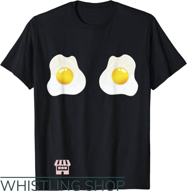 Side Boob T-Shirt Egg Boobs Cool Shirt