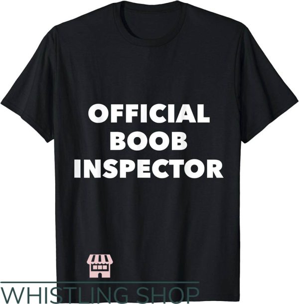 Side Boob T-Shirt Official Boob Inspector Shirt