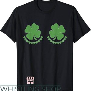 Side Boob T-Shirt Saint Patricks Day Boobs