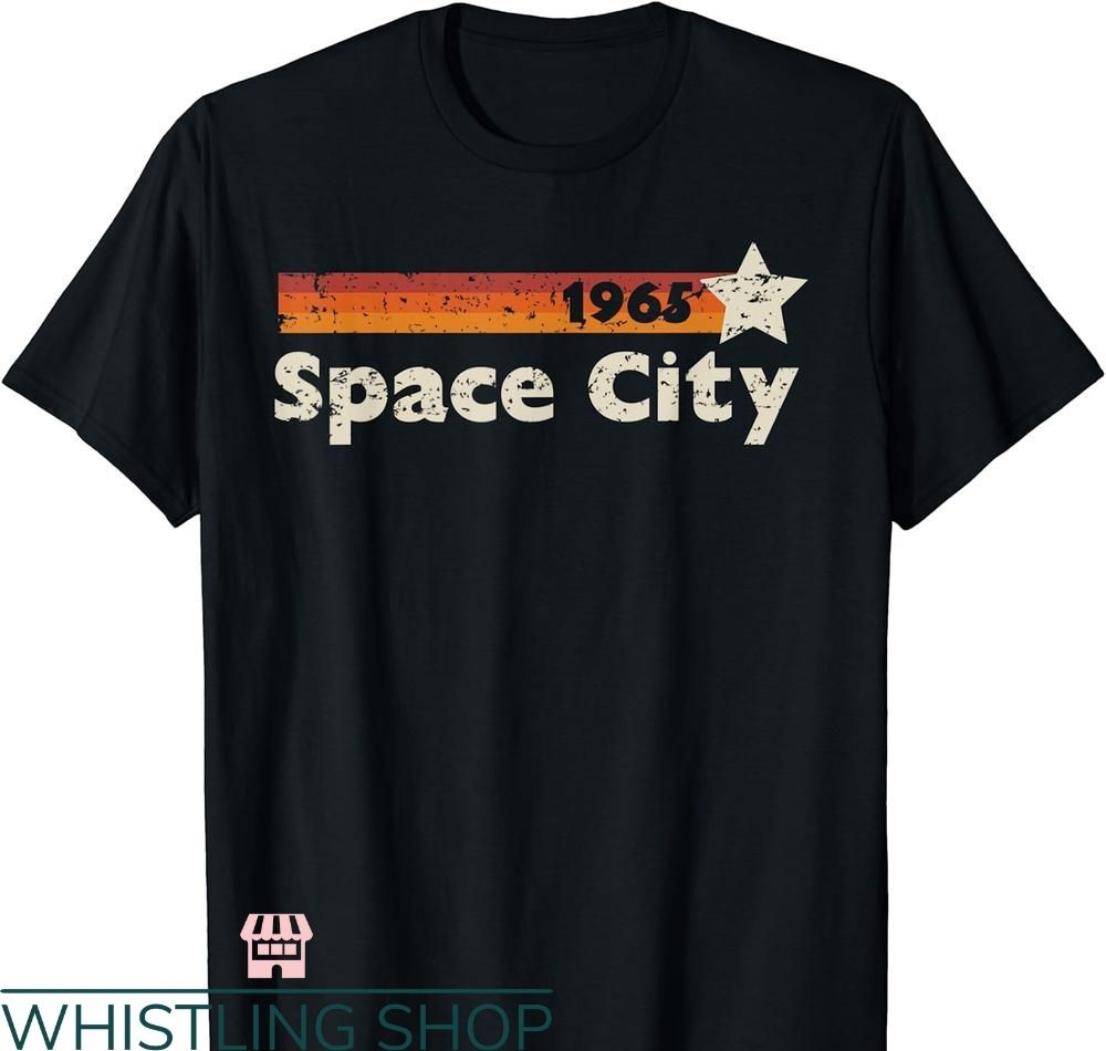 Space City T-shirt Space City Distressed