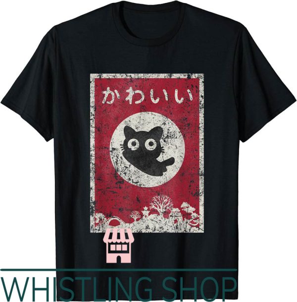 Spirted Away T-Shirt Kawaii Japanese Anime Cat