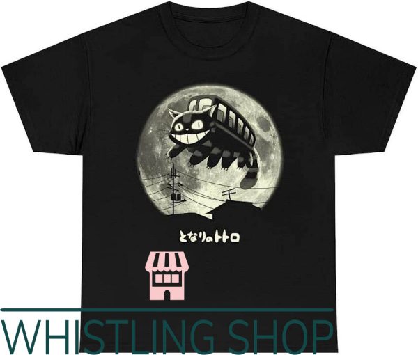 Spirted Away T-Shirt Studio Ghibli Cat Bus Show Gaming Geek