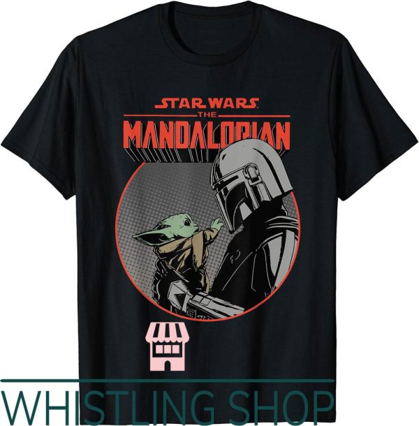 Spirted Away T-Shirt The Mandalorian Mando Child Retro