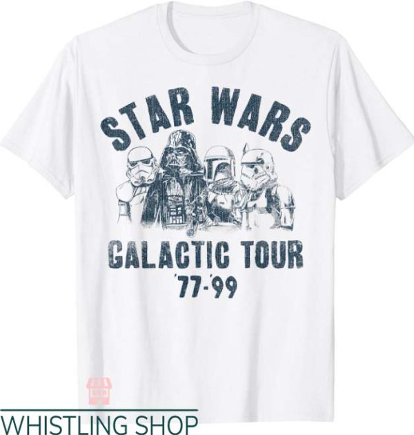 Star Wars Couples T Shirt Darth Vader Galactic Tour