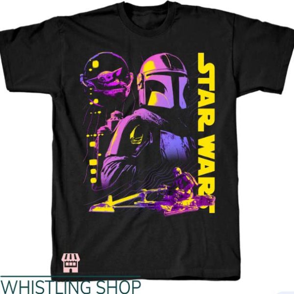 Star Wars Couples T Shirt Star Wars The Mandalorian Color