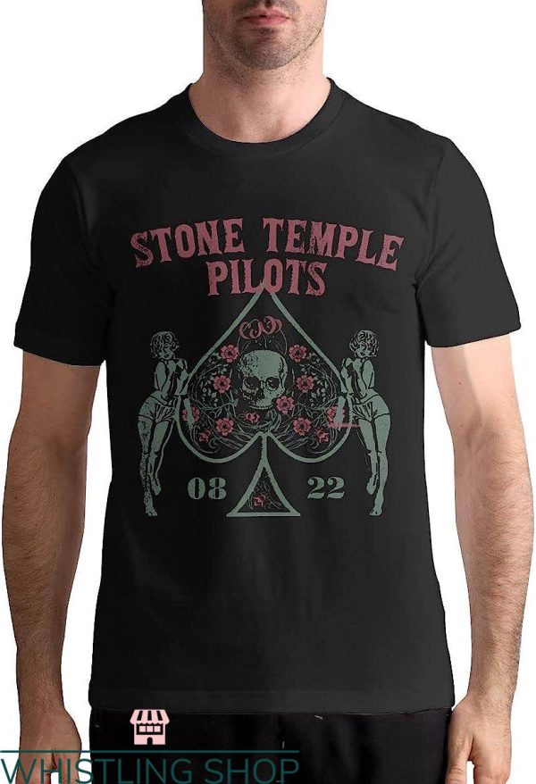 Stone Temple Pilots T-Shirt Queen Of Spades Tee Trending