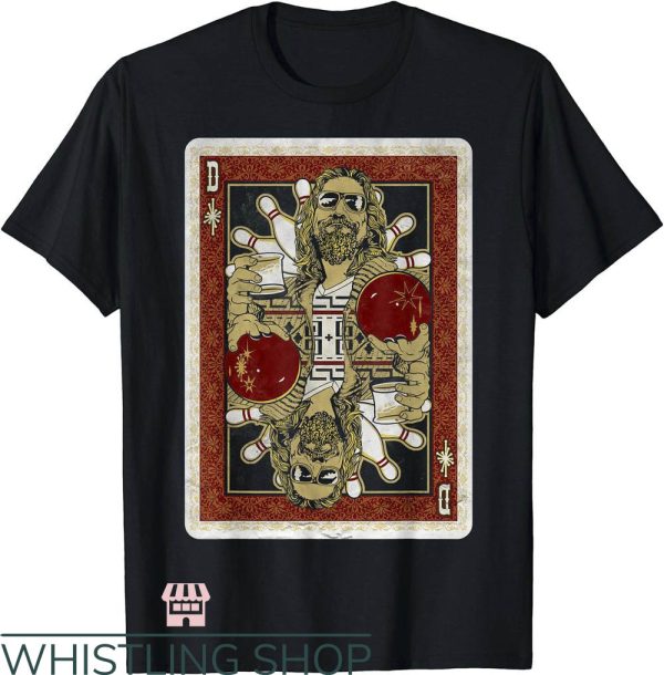 T Big Lebowski T-Shirt Dude Abides Playing Card T-Shirt