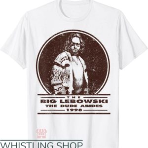 T Big Lebowski T-Shirt Dude Abides Stamp T-Shirt Trending