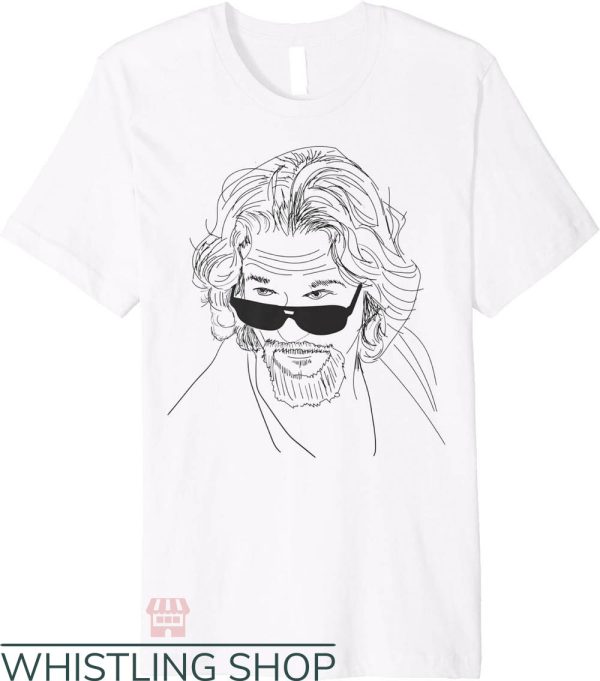 T Big Lebowski T-Shirt The Big Lebowski Dude Portrait Tee