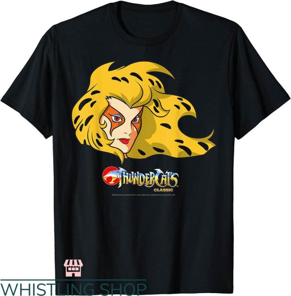 Thunder Cat T-shirt Thunder Cat Cheetara Big Face T-shirt