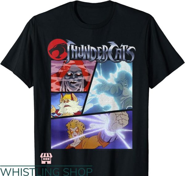 Thunder Cats T-shirt Action Shot Panels