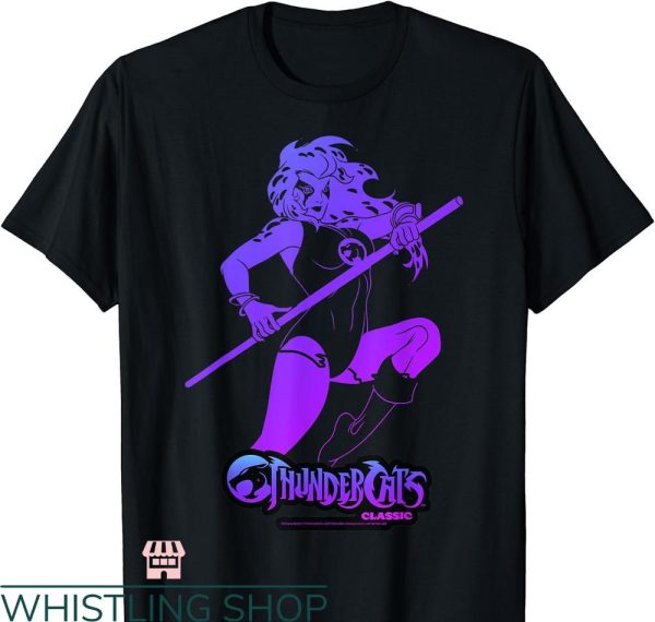 Thunder Cats T-shirt Cheetara Gradient Portrait