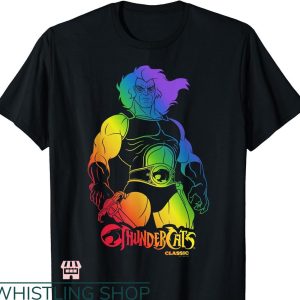 Thunder Cats T-shirt Lion O Retro Rainbow Poster