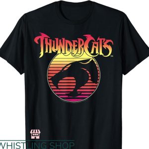 Thunder Cats T-shirt Neon Gradient Logo