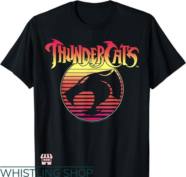 Thunder Cats T-shirt Neon Gradient Logo