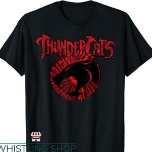 Thunder Cats T-shirt Red Tie Dye Logo
