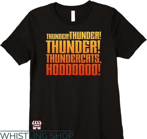 Thunder Cats T-shirt Text Gradient Premium