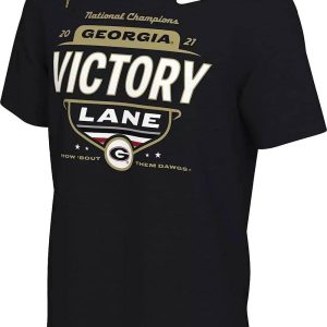 Uga Vintage T-Shirt Victory Lane How About Them Dawgs