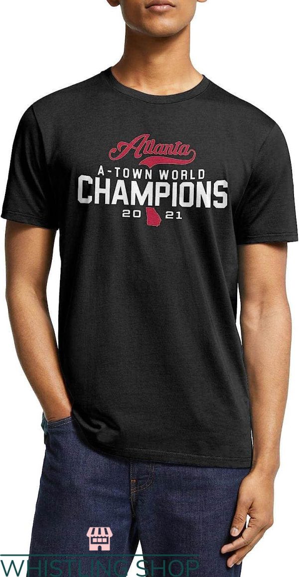 Vintage Braves T-Shirt A Town World Champions