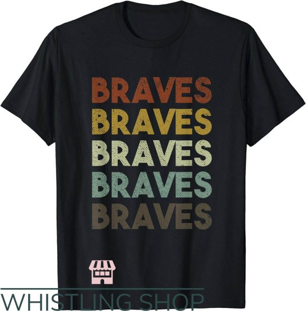 Vintage Braves T-Shirt Multiple Braves