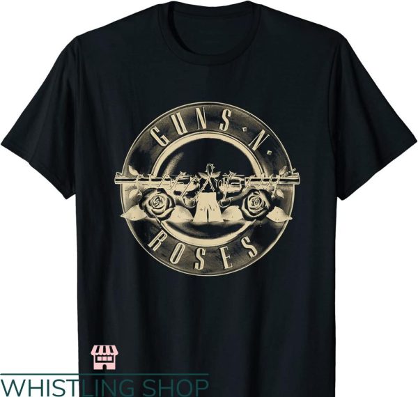 Vintage Guns And Roses T-shirt Reverse Logo