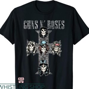 Vintage Guns And Roses T-shirt Vintage Cross