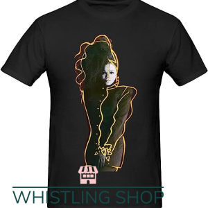 Vintage Janet Jackson T Shirt Men’s Cotton Performance