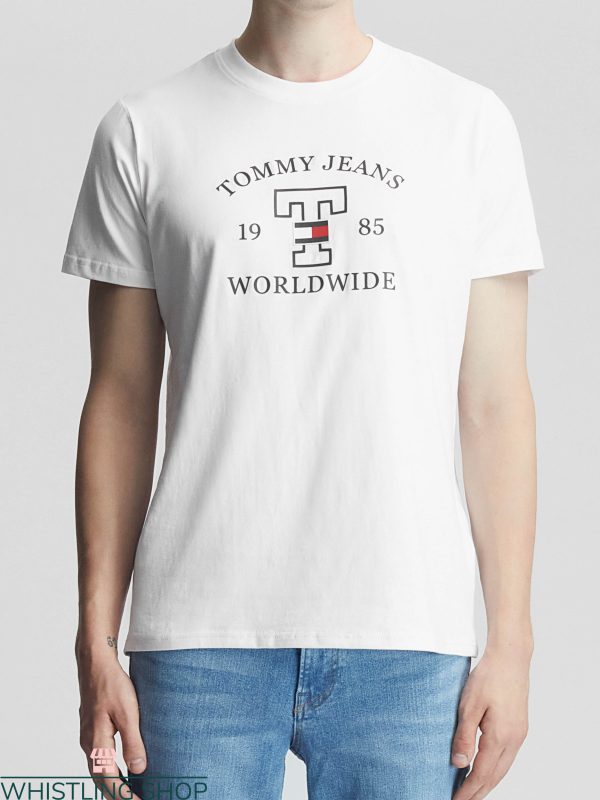 Vintage Tommy Hilfiger T-shirt Tommy Jeans Worldwide 1985