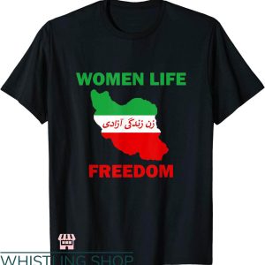 Women Life Freedom T-shirt Rise With The Women Of Iran