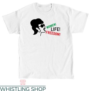 Women Life Freedom T-shirt Women Shout Life Freedom T-shirt
