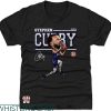 Youth Stephen Curry T-shirt Stephen Curry Cartoon T-shirt