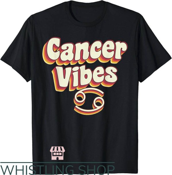 Zodiac Cancer T-Shirt Retro Cancer Vibes