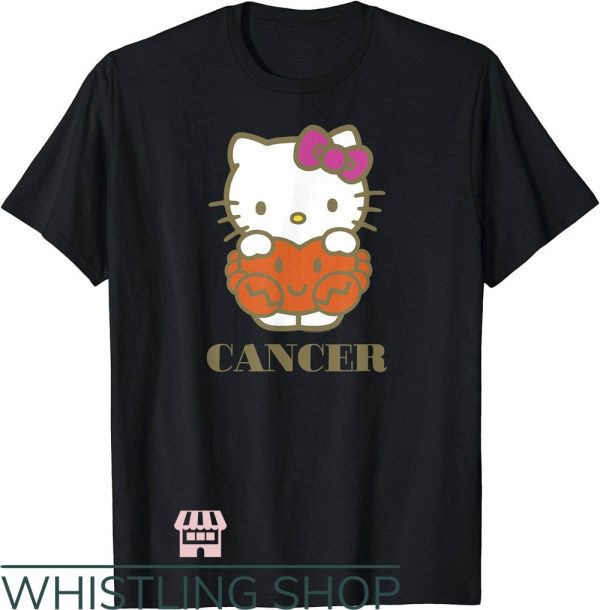 Zodiac Cancer T-Shirt Zodiac Cancer Hello Kitty Shirt