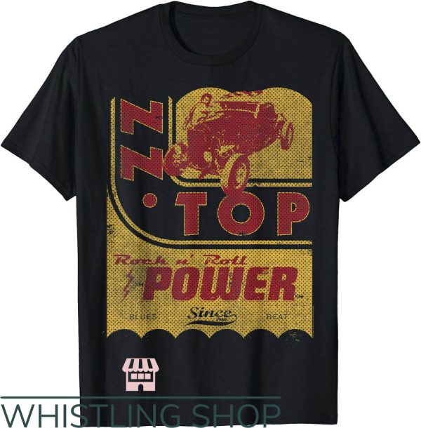 Zz Top Vintage T-Shirt Rock And Roll Power Shirt