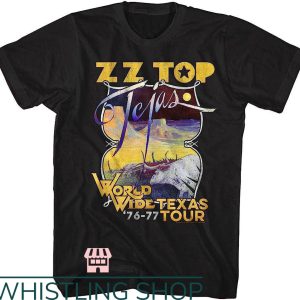 Zz Top Vintage T-Shirt World Wide Texas Tour